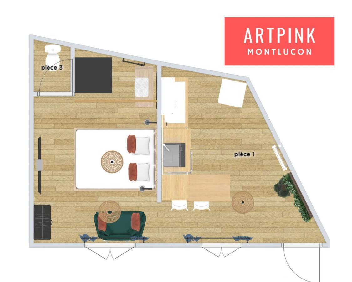 Artpink - Ideal Pros - Proche Commerces - Agathor Montlucon Luaran gambar